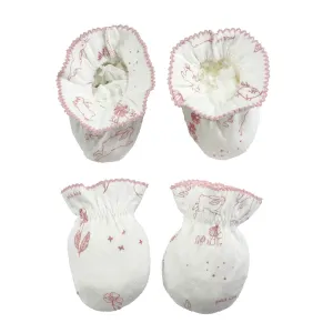 코코가든 오가닉 손발싸개 세트 <br /> Coco Garden Organic Mittens & Booties Set