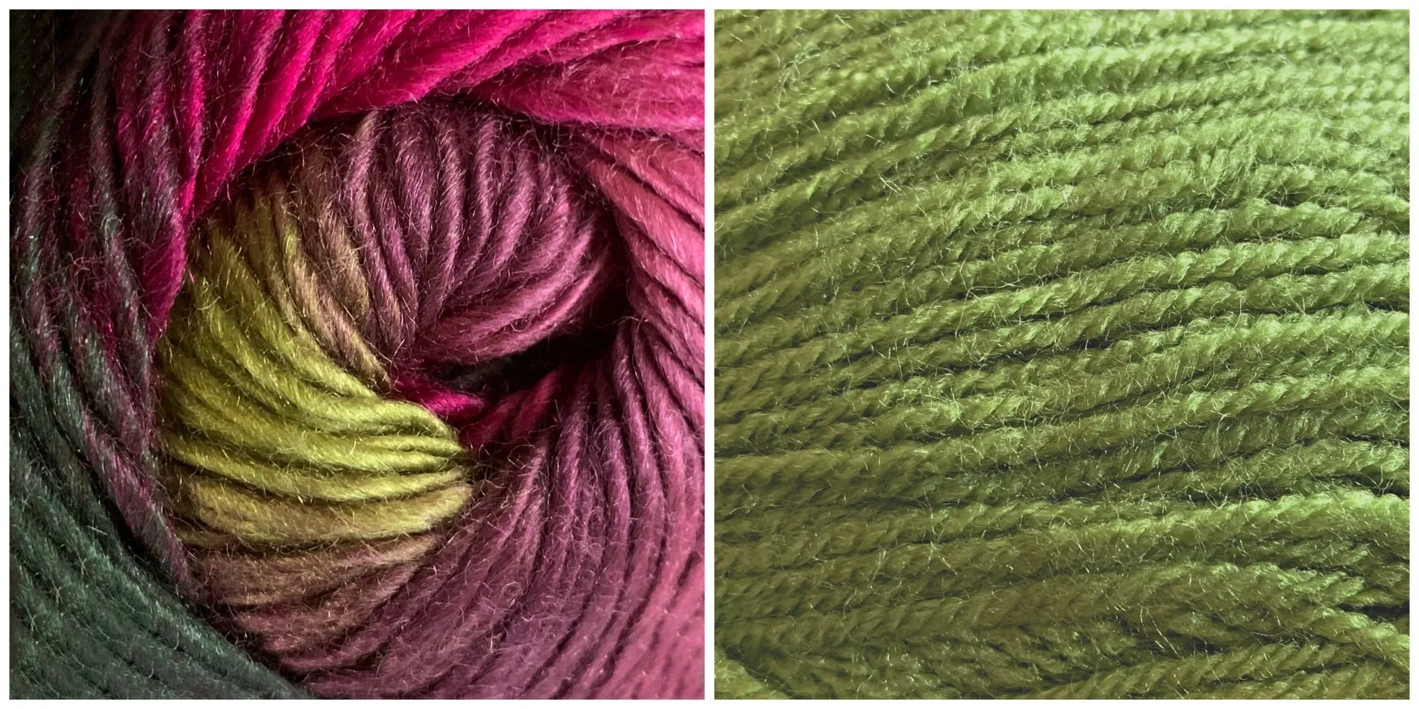 (100% ACRYLIC) GREEN   CALLA LILY - Calla Lily Shawl KIT