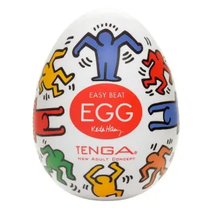 2.5-inch Tenga Egg Keith Haring Dance Male Masturbator