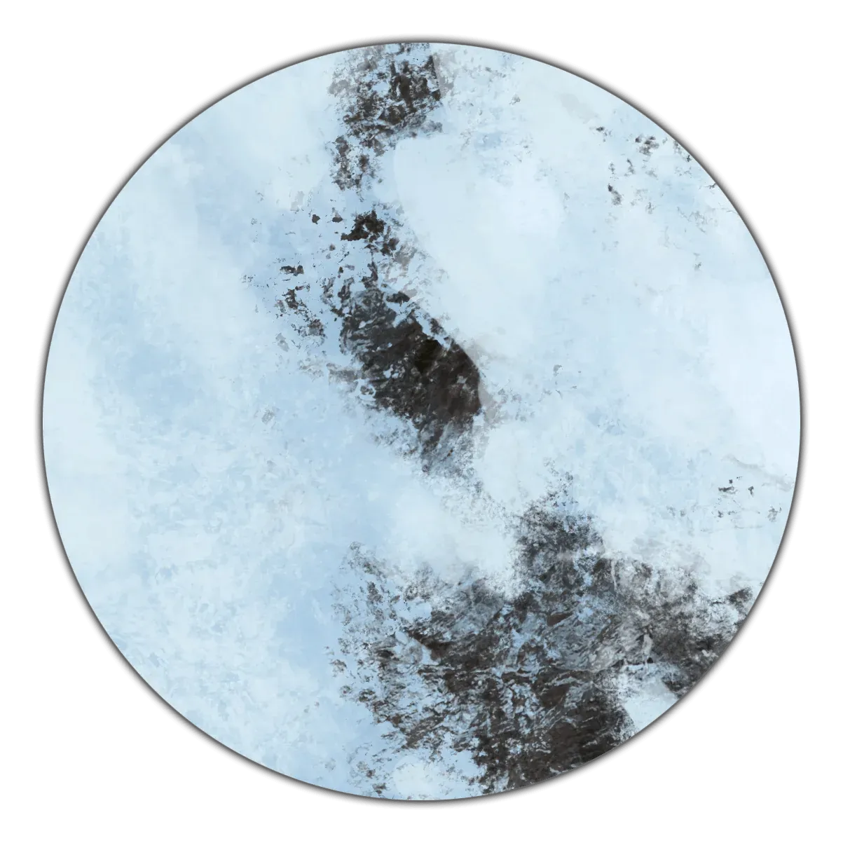 44x60" Game Mat - Ice Floe / Frozen Tundra