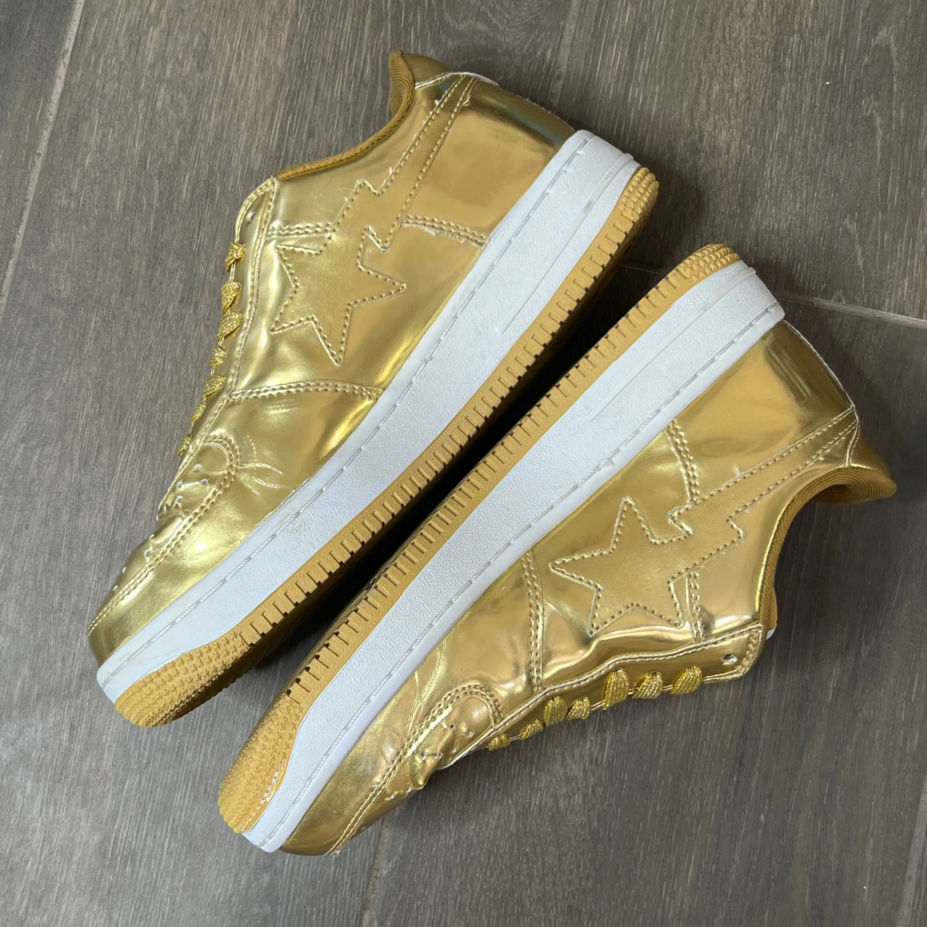 [7] Bapeland Chrome Gold Bapestas