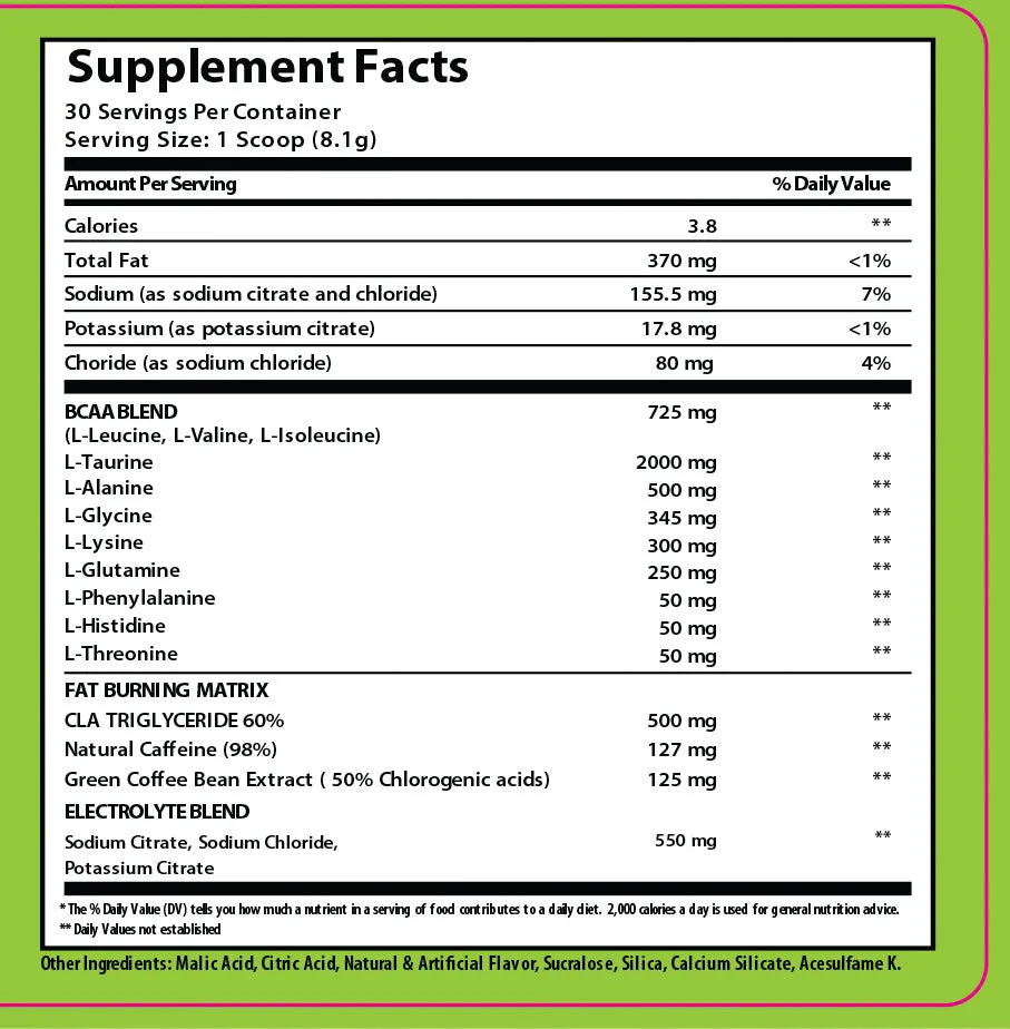 A LEAN (formally VHi Amino Lean)