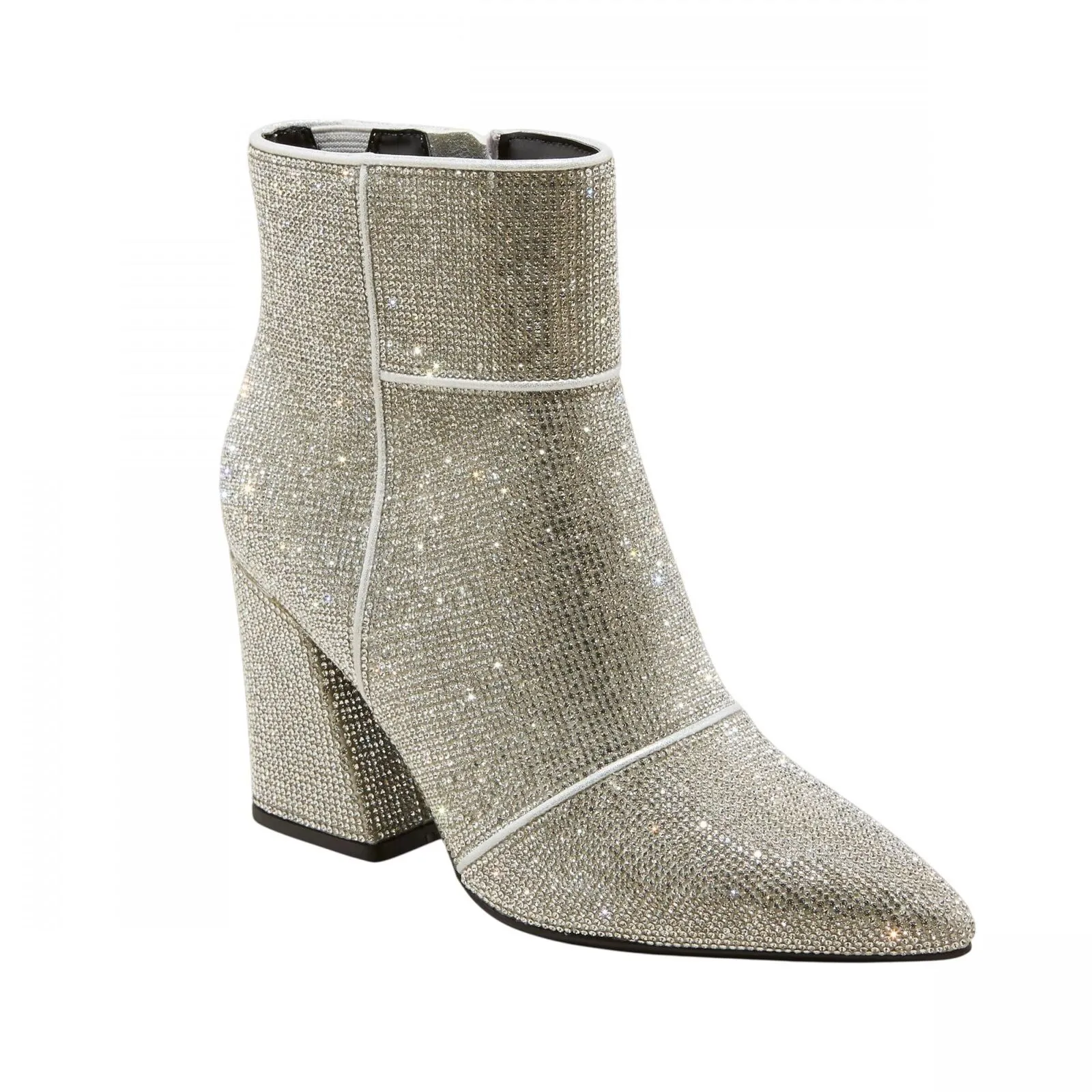 A New Day Womens Cailin Ankle Boots 90511490 Silver Gray 6M