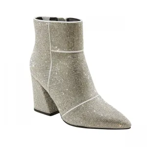 A New Day Womens Cailin Ankle Boots 90511490 Silver Gray 6M