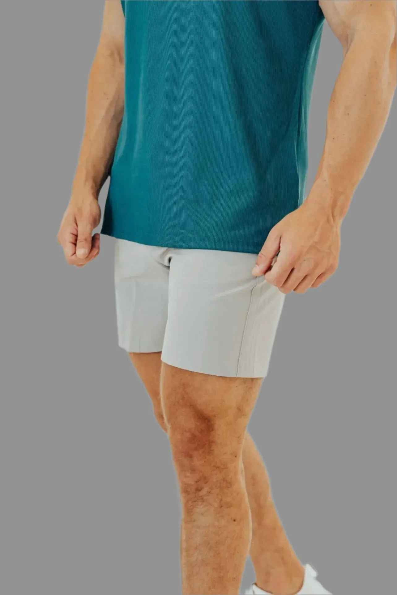 Ace 6’ Golf Short - Ghost Grey
