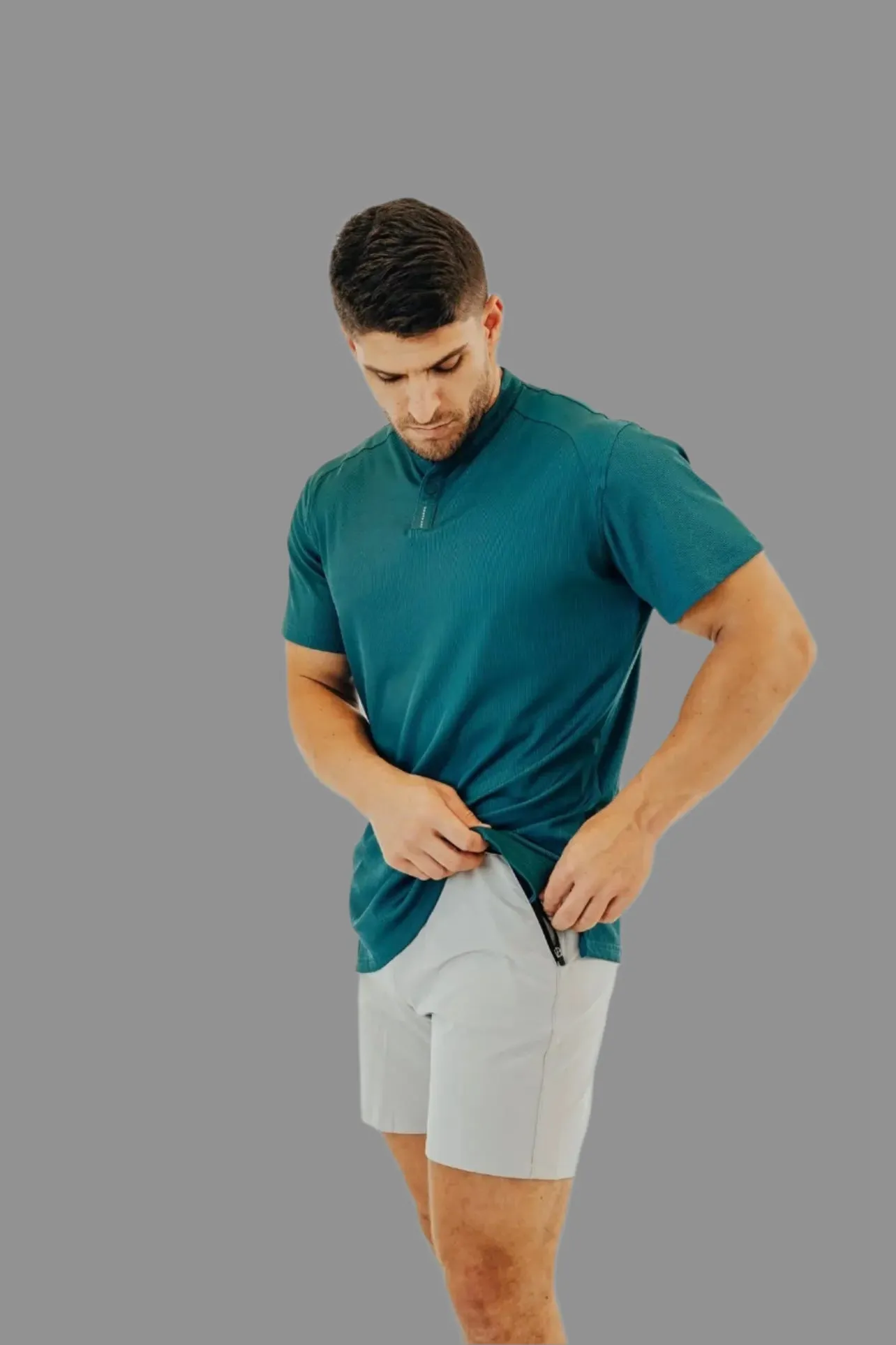 Ace 6’ Golf Short - Ghost Grey