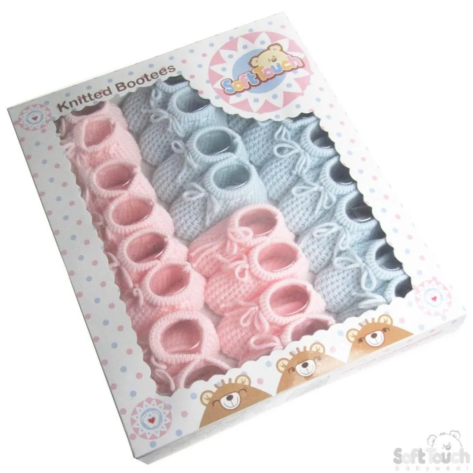 Acrylic Baby Bootees (S401-PB)