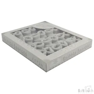 ACRYLIC TURNOVER BABY BOOTEES: S403-G