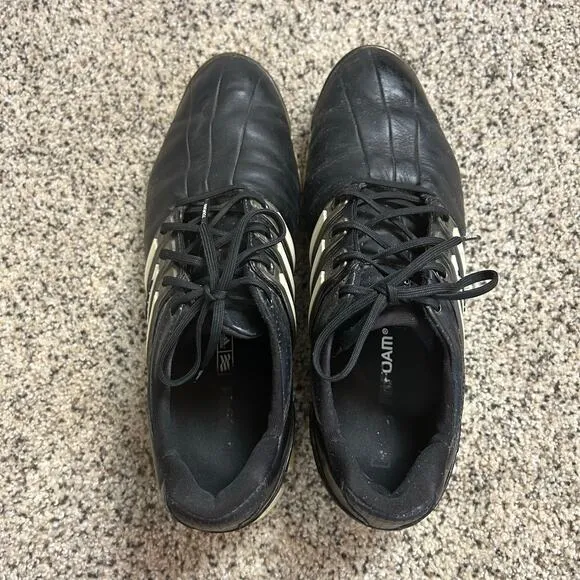 Adidas Mens Tour 360 Golf Shoes Size 9.5 Black Fit Foam