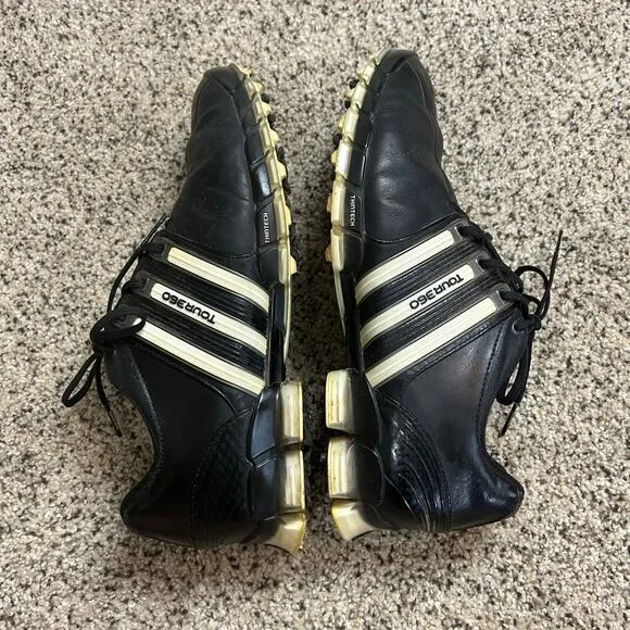 Adidas Mens Tour 360 Golf Shoes Size 9.5 Black Fit Foam