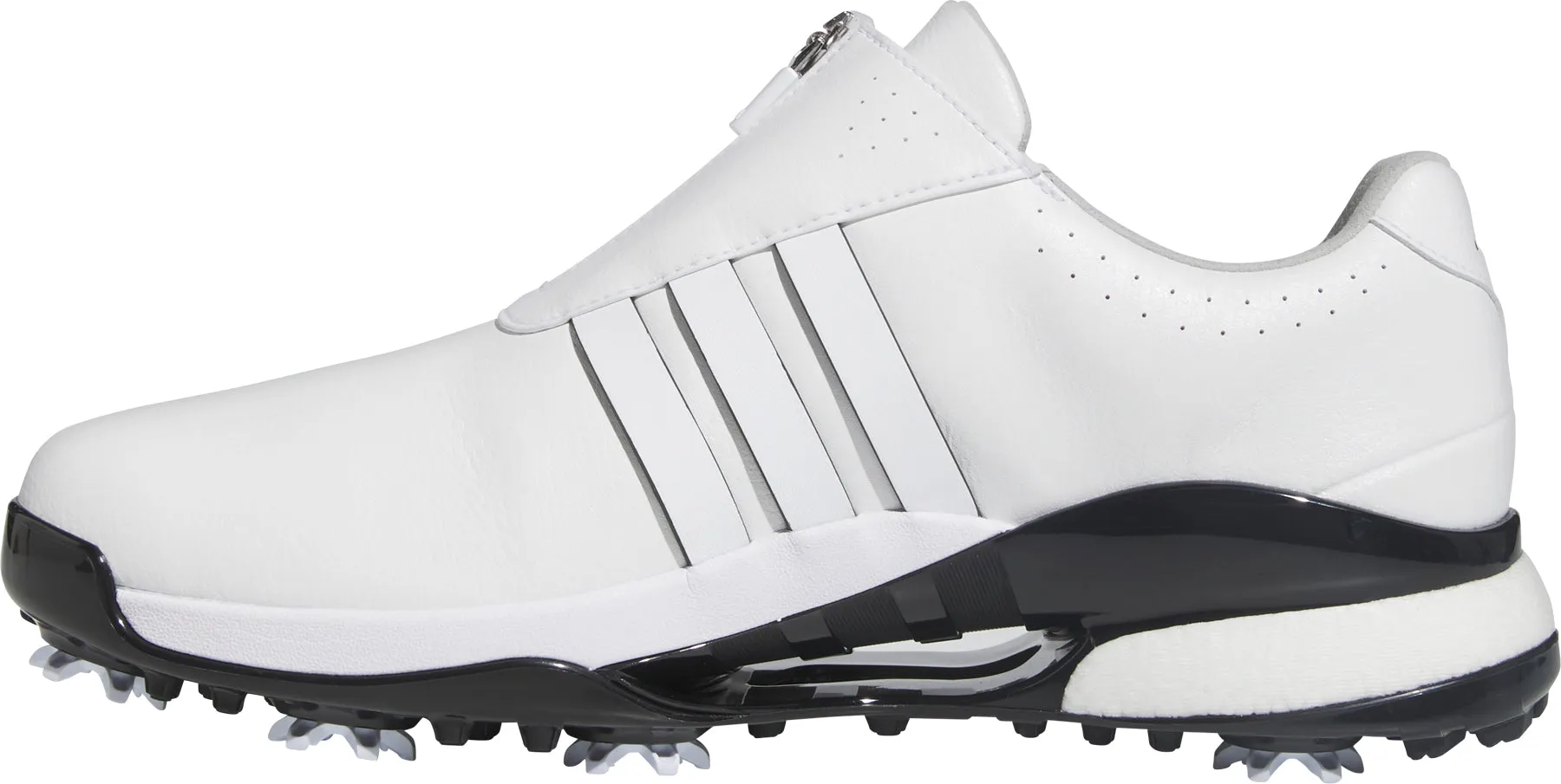 adidas Tour360 24 Spiked BOA WIDE FIT Mens Golf Shoes - White