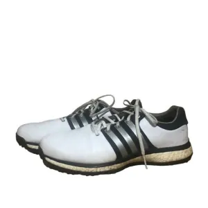 Adidas Golf Tour360 XT White Silver Black Spikeless Shoes EE9179 Men's Sz 11