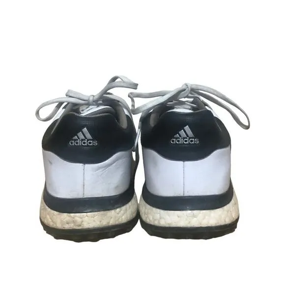 Adidas Golf Tour360 XT White Silver Black Spikeless Shoes EE9179 Men's Sz 11