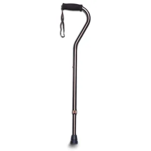 Adjustable Offset Handle Cane with Foam Grip - 1 Each