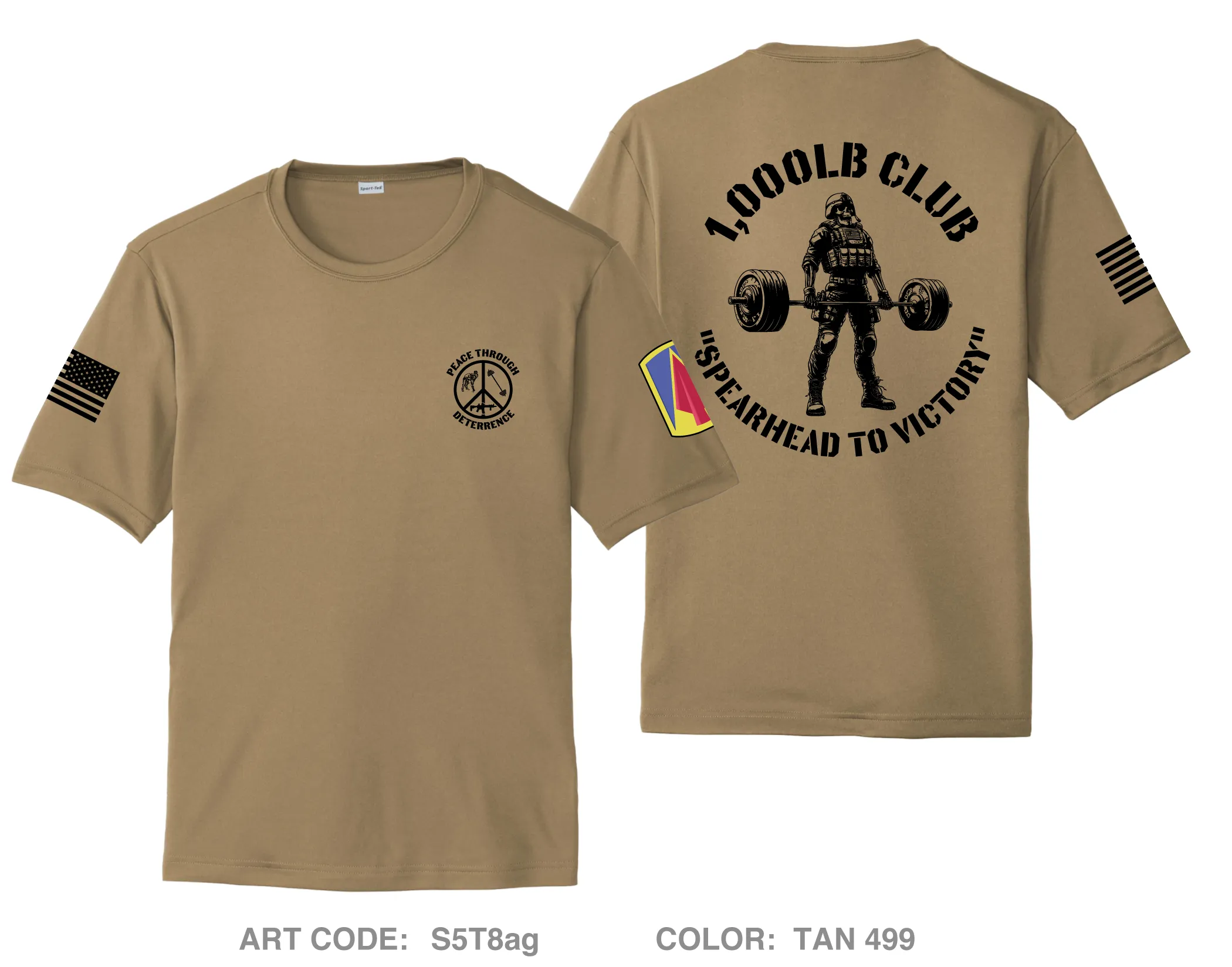 Advanced Warfighter Training Systems Hi-Tech Performance Unisex SS Tee - S5T8ag