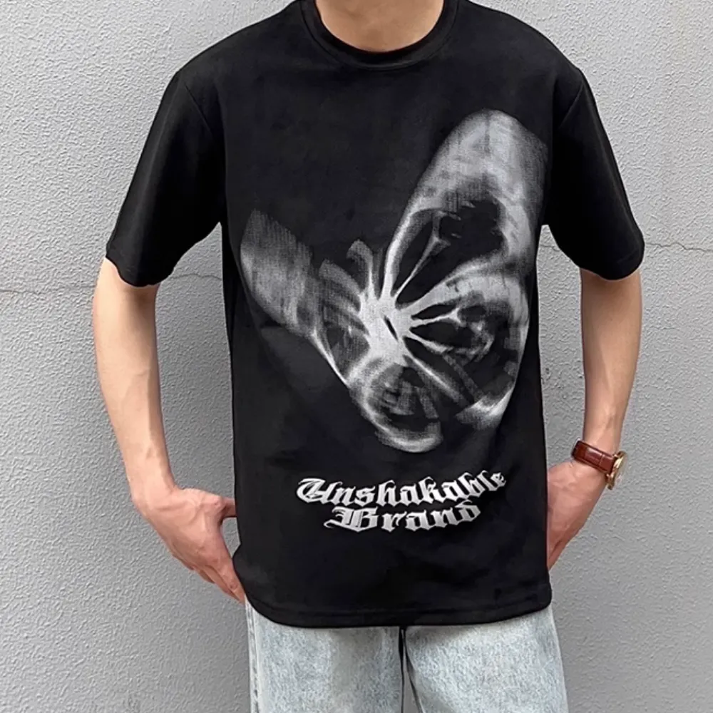American Vertigo Butterfly Suede T-Shirt