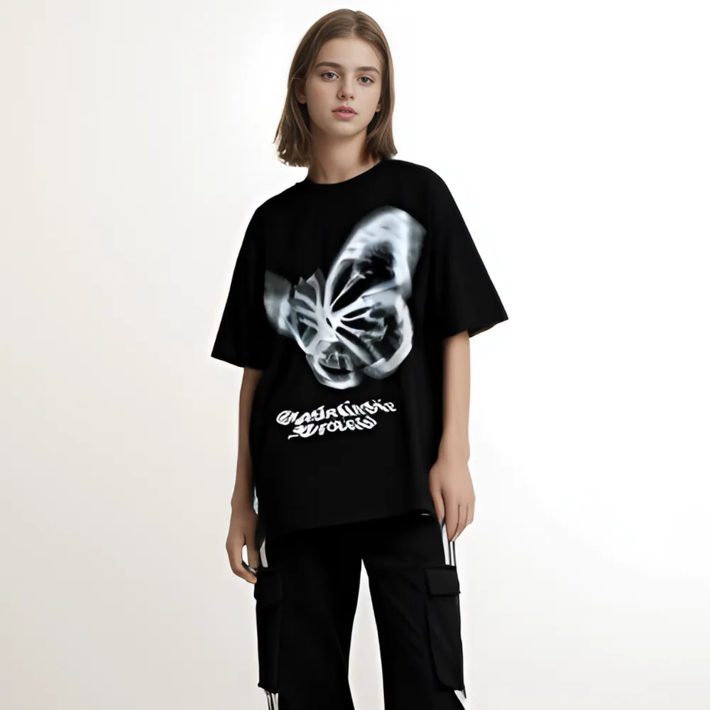 American Vertigo Butterfly Suede T-Shirt
