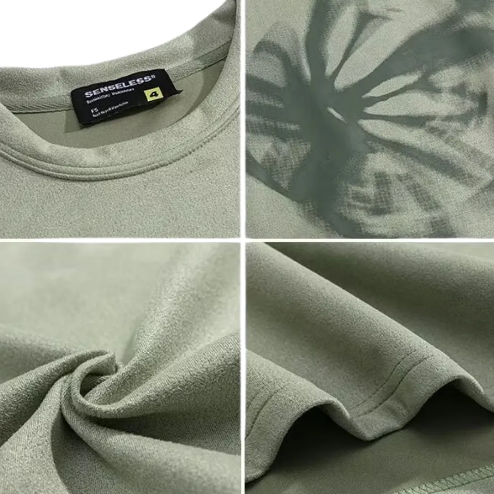 American Vertigo Butterfly Suede T-Shirt