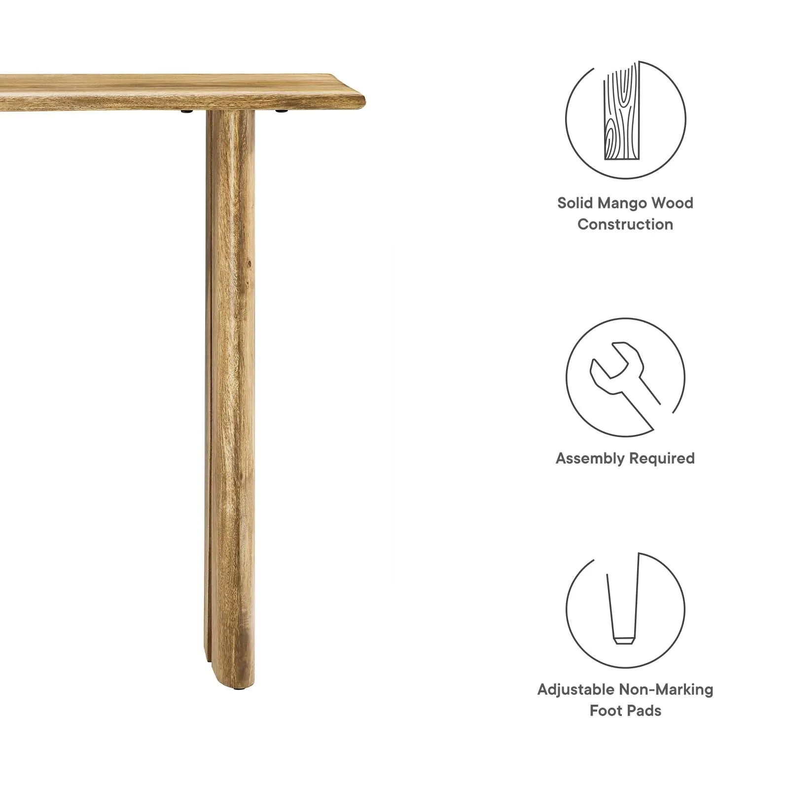 AMISTAD WOOD CONSOLE TABLE