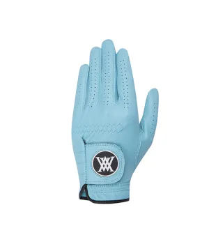 ANEW GOLF: Left hand solid glove Men- Aqua Blue