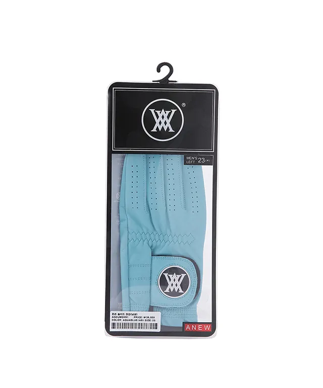 ANEW GOLF: Left hand solid glove Men- Aqua Blue