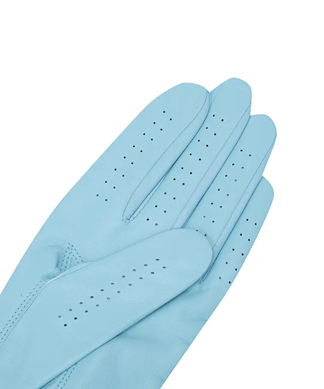 ANEW GOLF: Left hand solid glove Men- Aqua Blue