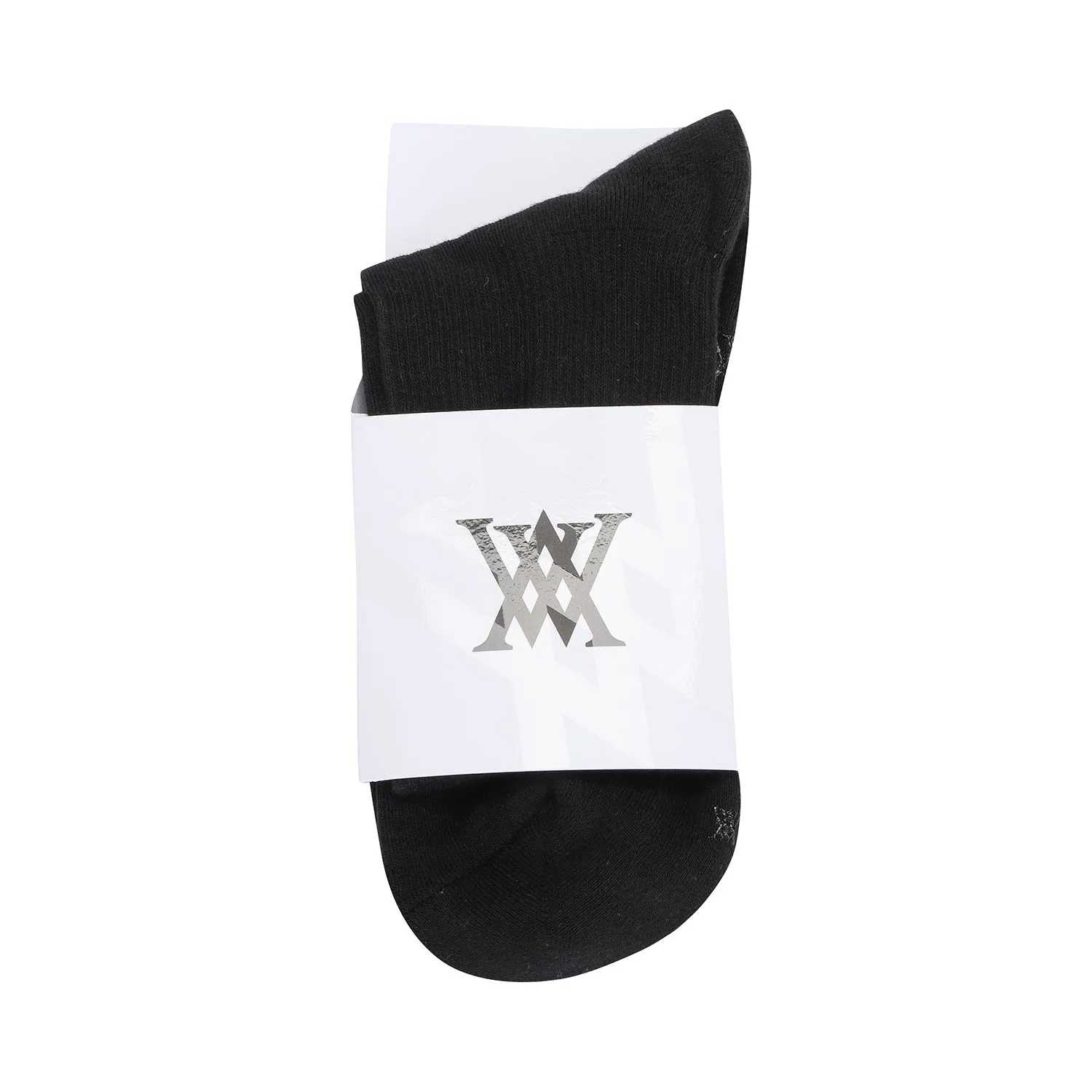 ANEW Golf Men Triple Logo Socks - Black