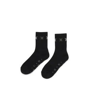 ANEW Golf Men Triple Logo Socks - Black