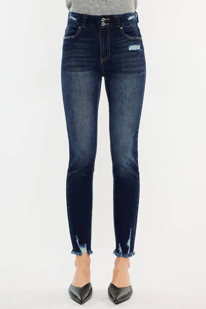 Ariana High Rise Ankle Skinny Jeans