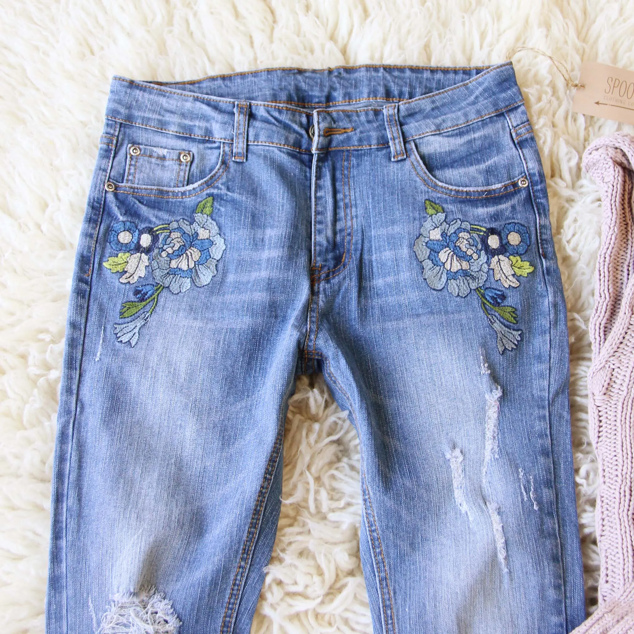Aspen Fringe Jeans