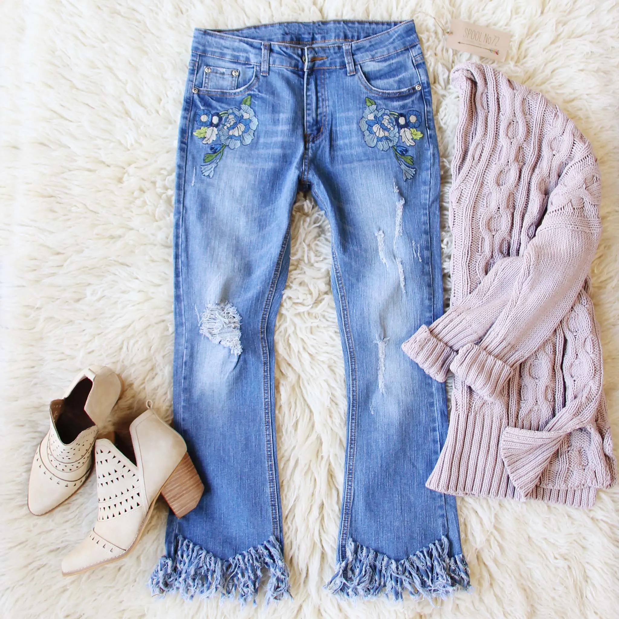 Aspen Fringe Jeans