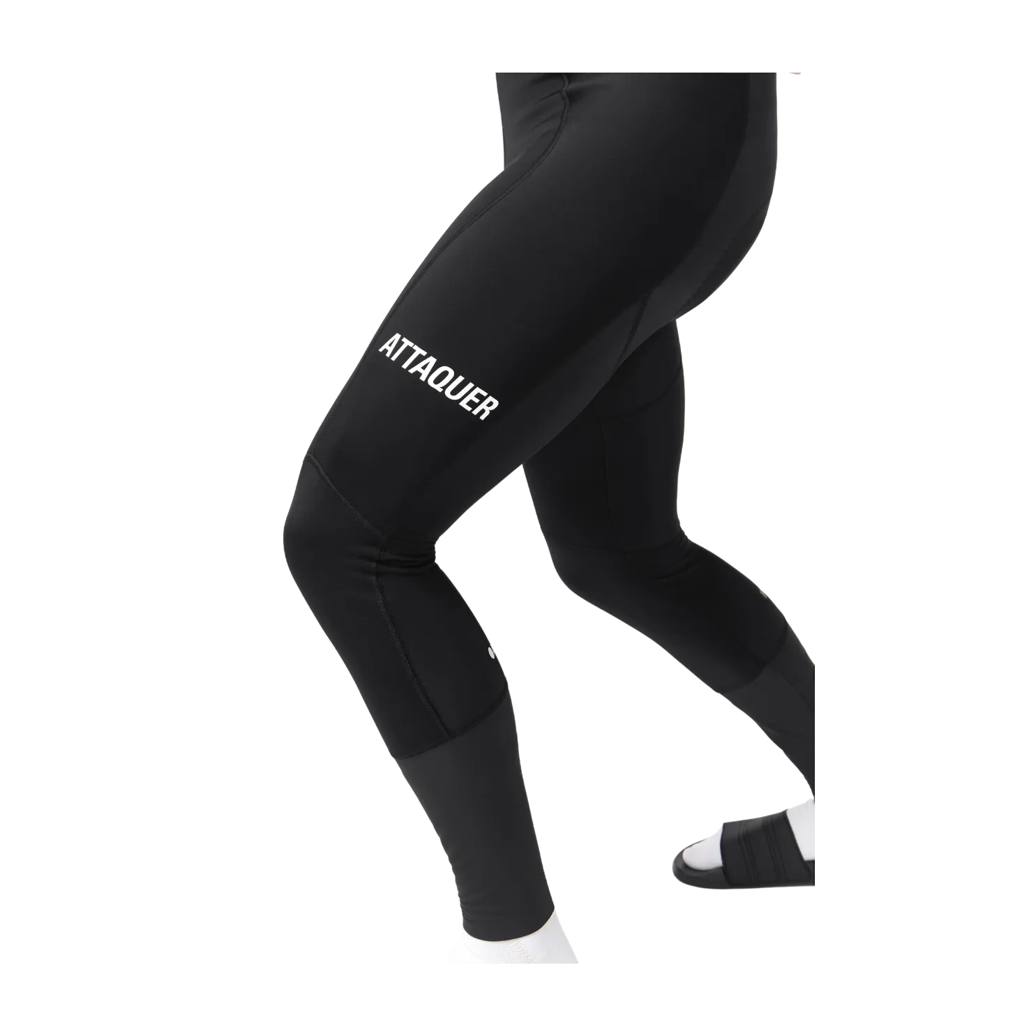 Attaquer All Day Winter Bib Long - Black Reflective Logo