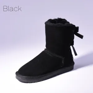Australia Bow Tie Fur Snow Boots
