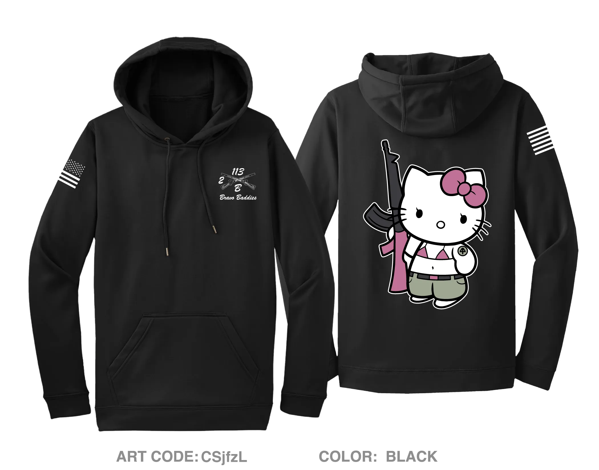 B Co, 2 BN, 113th INF Hi-Tech Performance Hoodie - CSjfzL