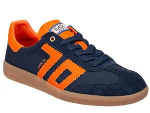 BACK 70 - GHOST in NAVY ORANGE Sneakers