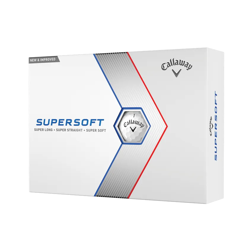 BALLE CALLAWAY SUPERSOFT  23 LOGO - 3PACK