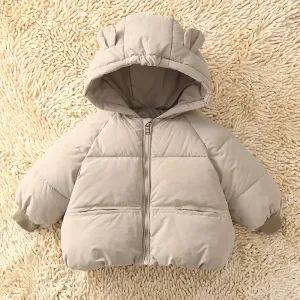 Bear Ears Padded Down Parka Jacket