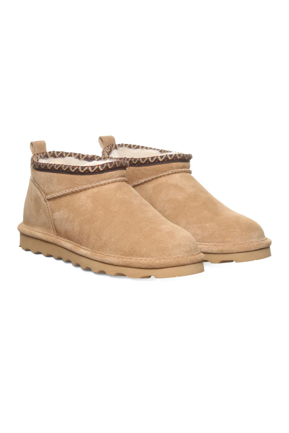 Bearpaw Super Shorty Deco Ankle Booties for Women in Iced Coffee | 3112W-243 ICED COFFEE