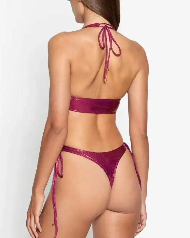 Berry Tie Up Bodysuit