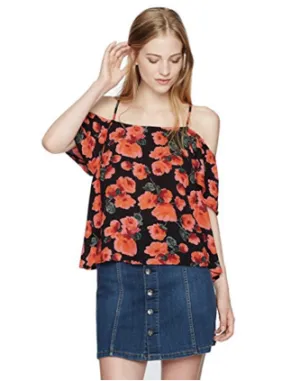 Billabong Women's Summer Nights Cold Shoulder Top | Black