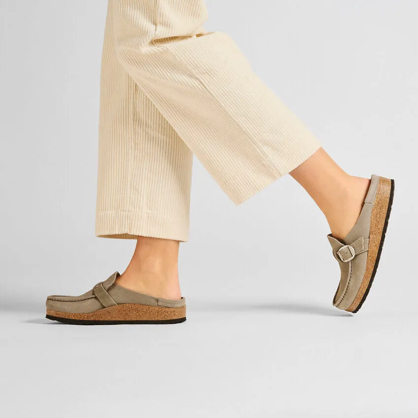 Birkenstock Buckley Cord Clog in Stone Coin Available in Narrow Widths