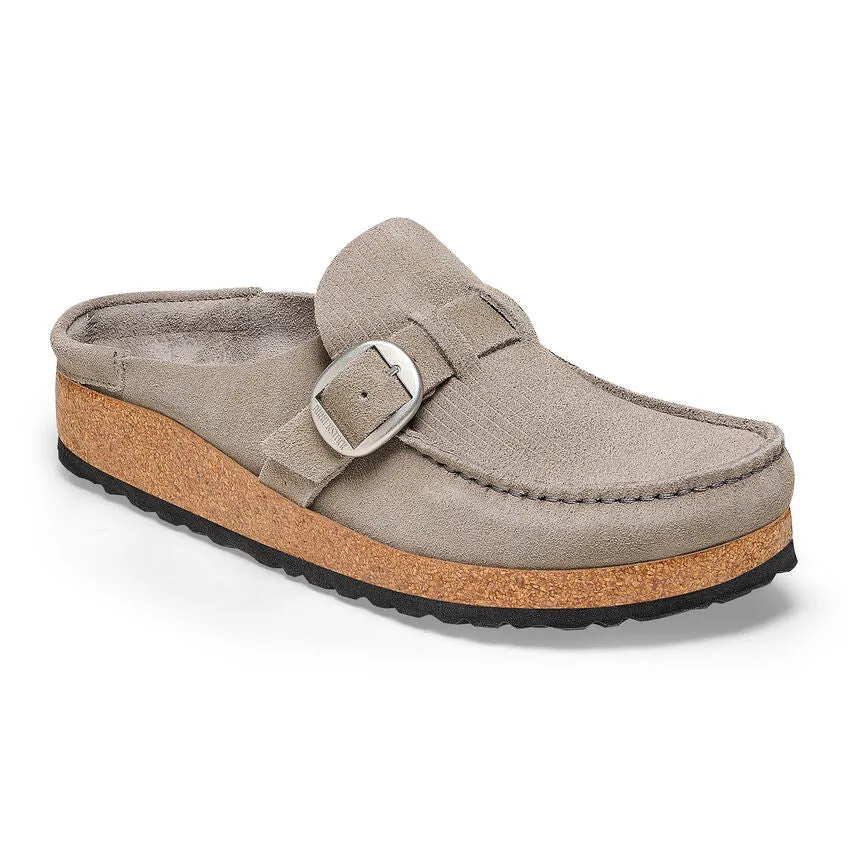 Birkenstock Buckley Cord Clog in Stone Coin Available in Narrow Widths