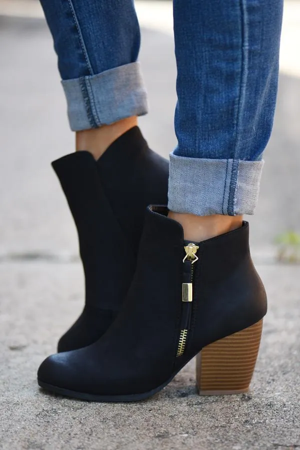 Black Booties