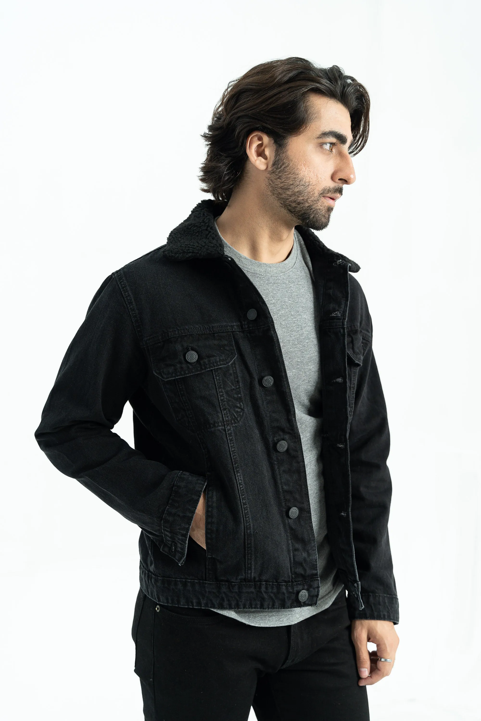 Black Denim Jacket