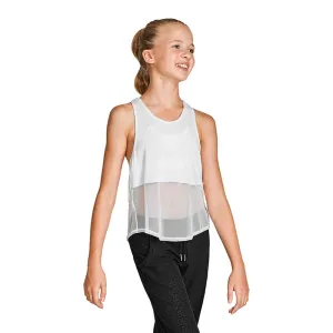 Bloch FT5218C Logo Mesh Top - Child