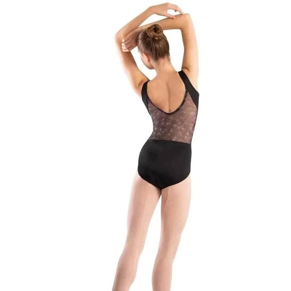 Body Wrappers Floral Mesh Dance Leotard - P1300 - Womens