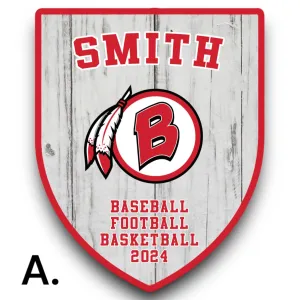 Bremen High School Customizable Shield