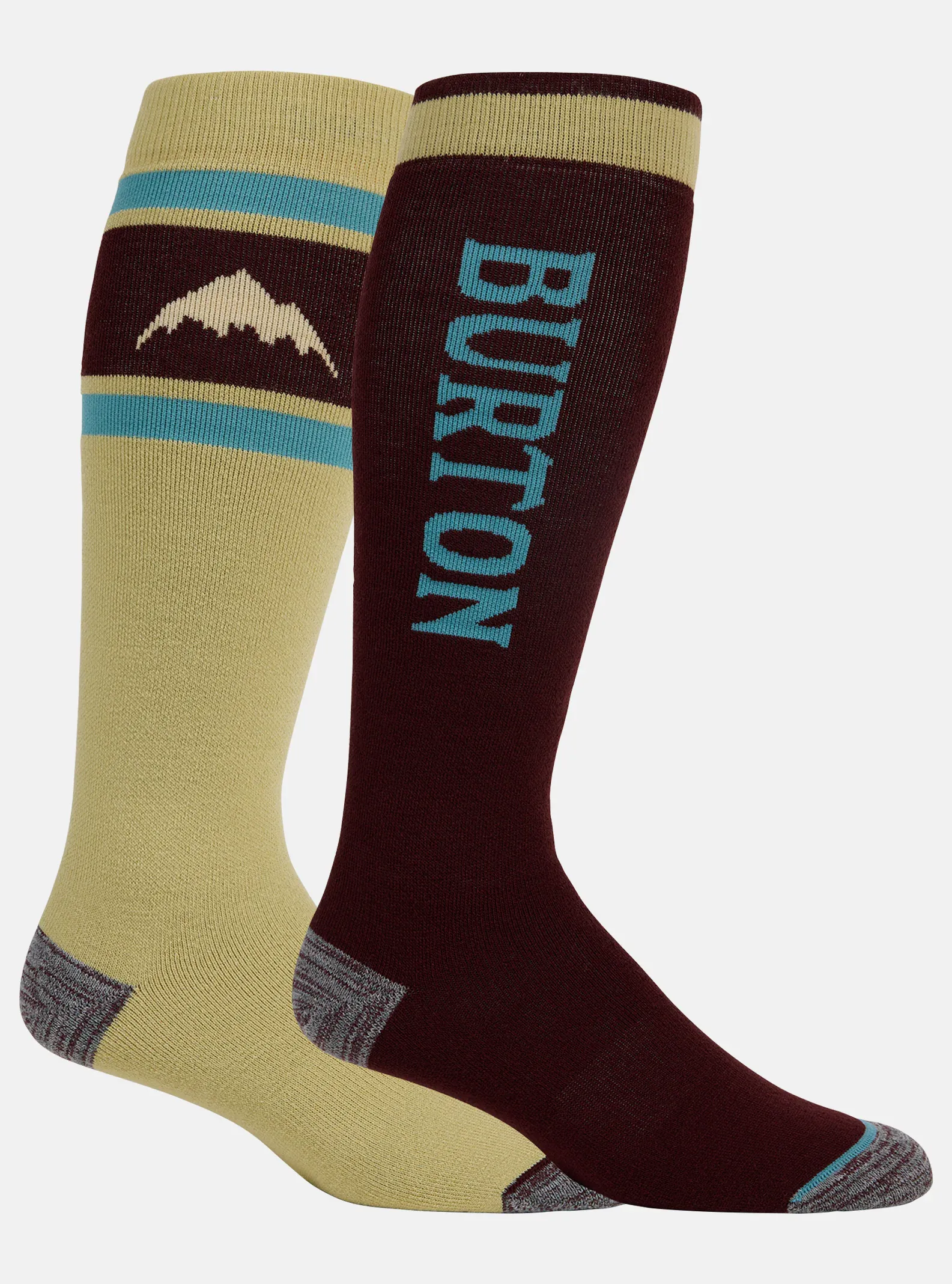 Burton Men's Weekend Midweight Socks (2 Pack) - Mushroom