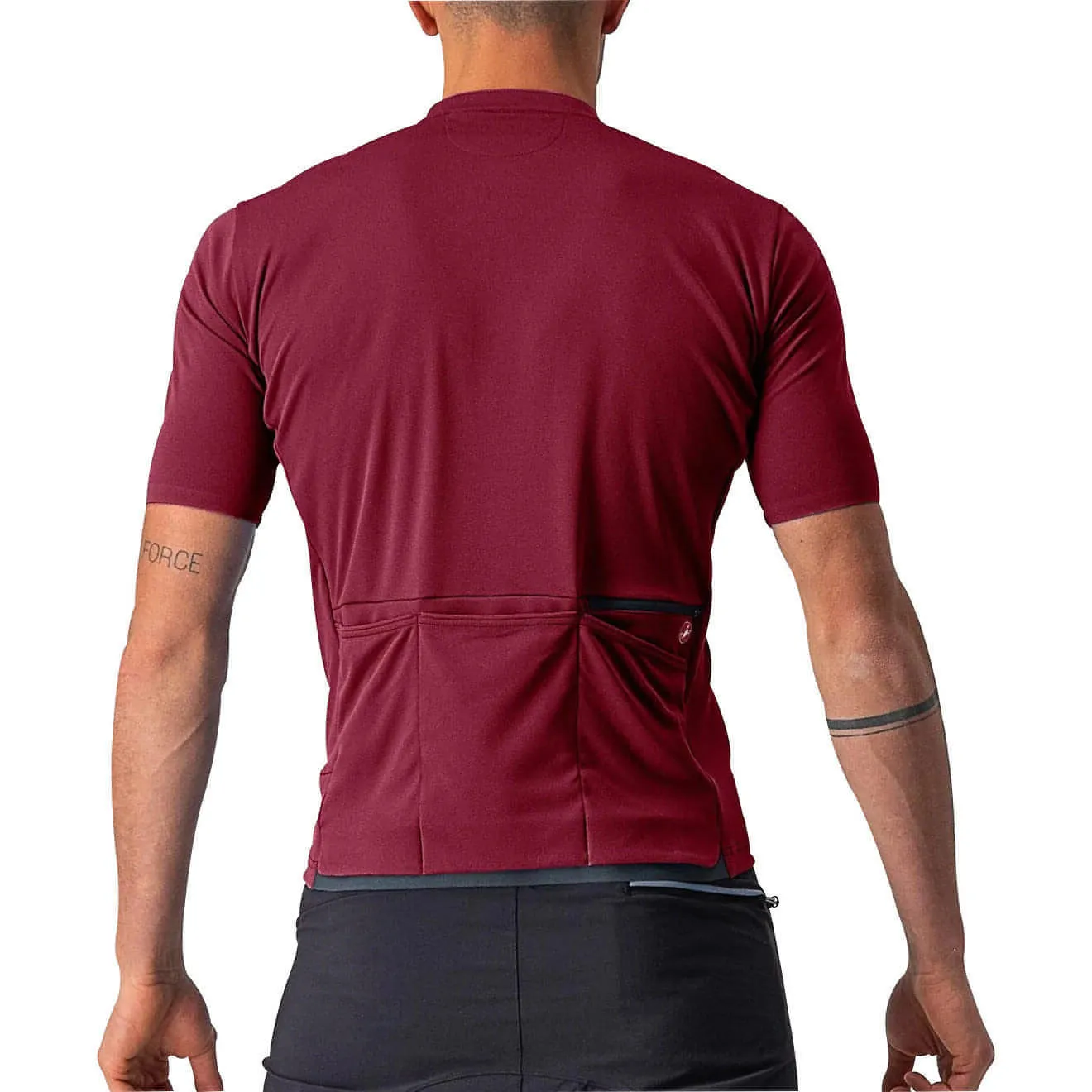 Castelli Unlimited Allroad Short Sleeve Mens Cycling Jersey - Red