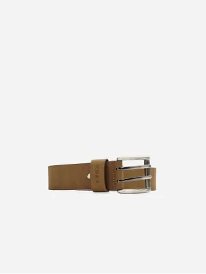 Casual Men's Vegan Leather Belt | Tan